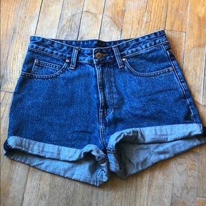 ASOS High waisted jean shorts